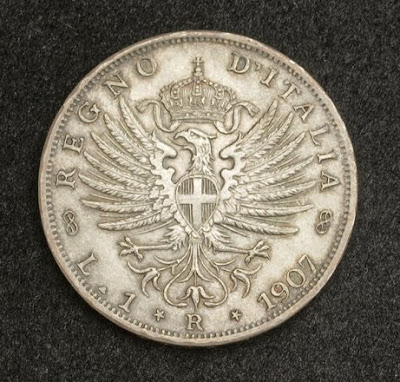 World coins Italian Silver Lira coin