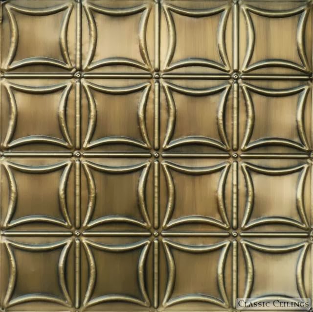 Design4arabs Decorating With Brass Ceiling Tiles