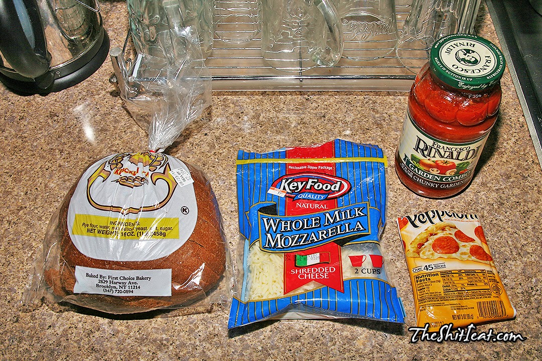 The Shit I Eat Russian Bread Pepperoni Pizza