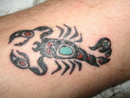Scorpio Tattoo Designs For Girls