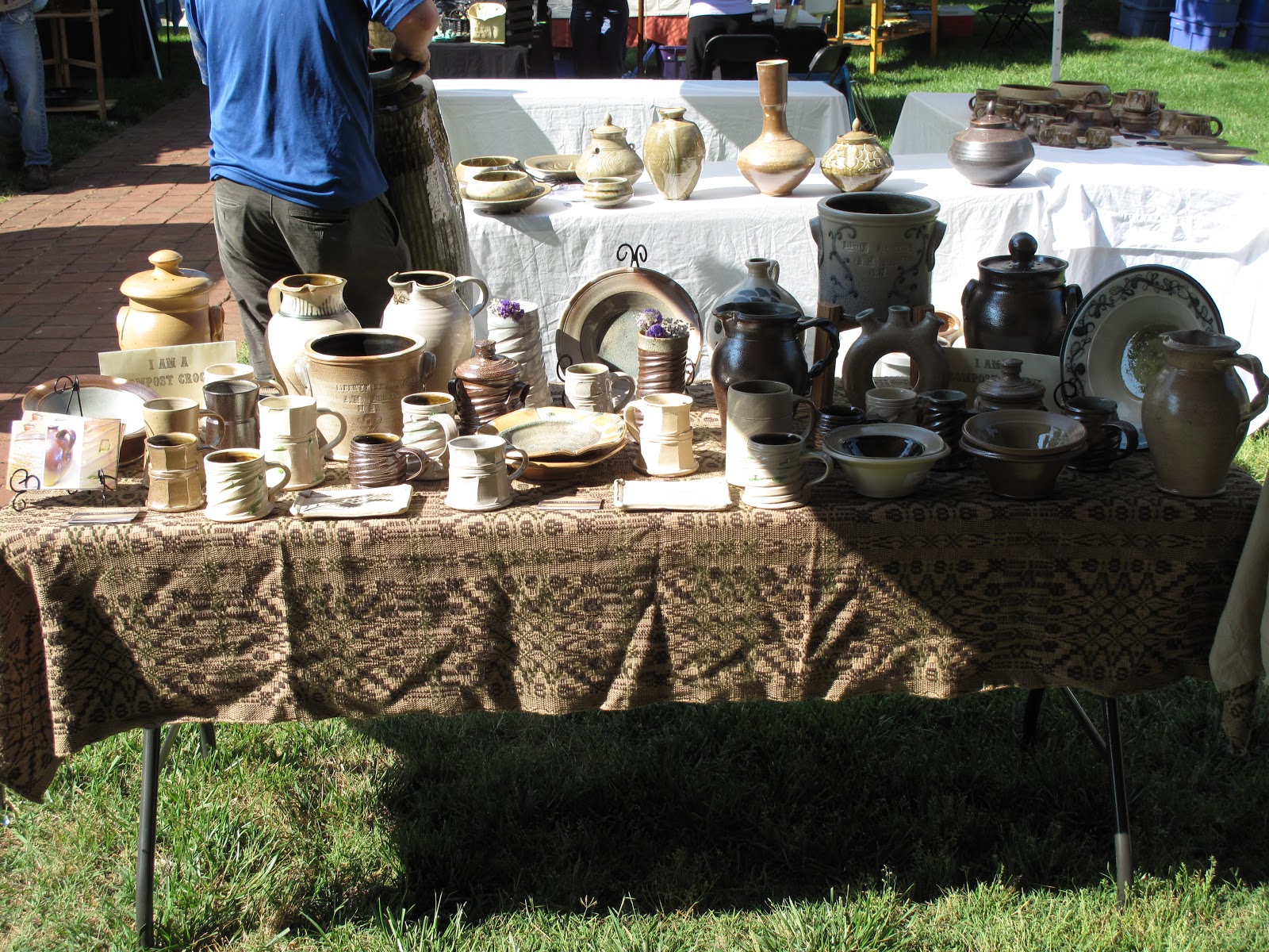 Liberty Stoneware Old Salem Pottery Fair on the Square