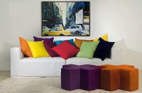 Sala De Tv Com Almofadas Coloridas ~ Maio 2013 ~ Arte De Fazer Decoração e Artesanato Sala De Tv Com Almofadas Coloridas ~ Maio 2013 ~ Arte De Fazer Decoração e Artesanato