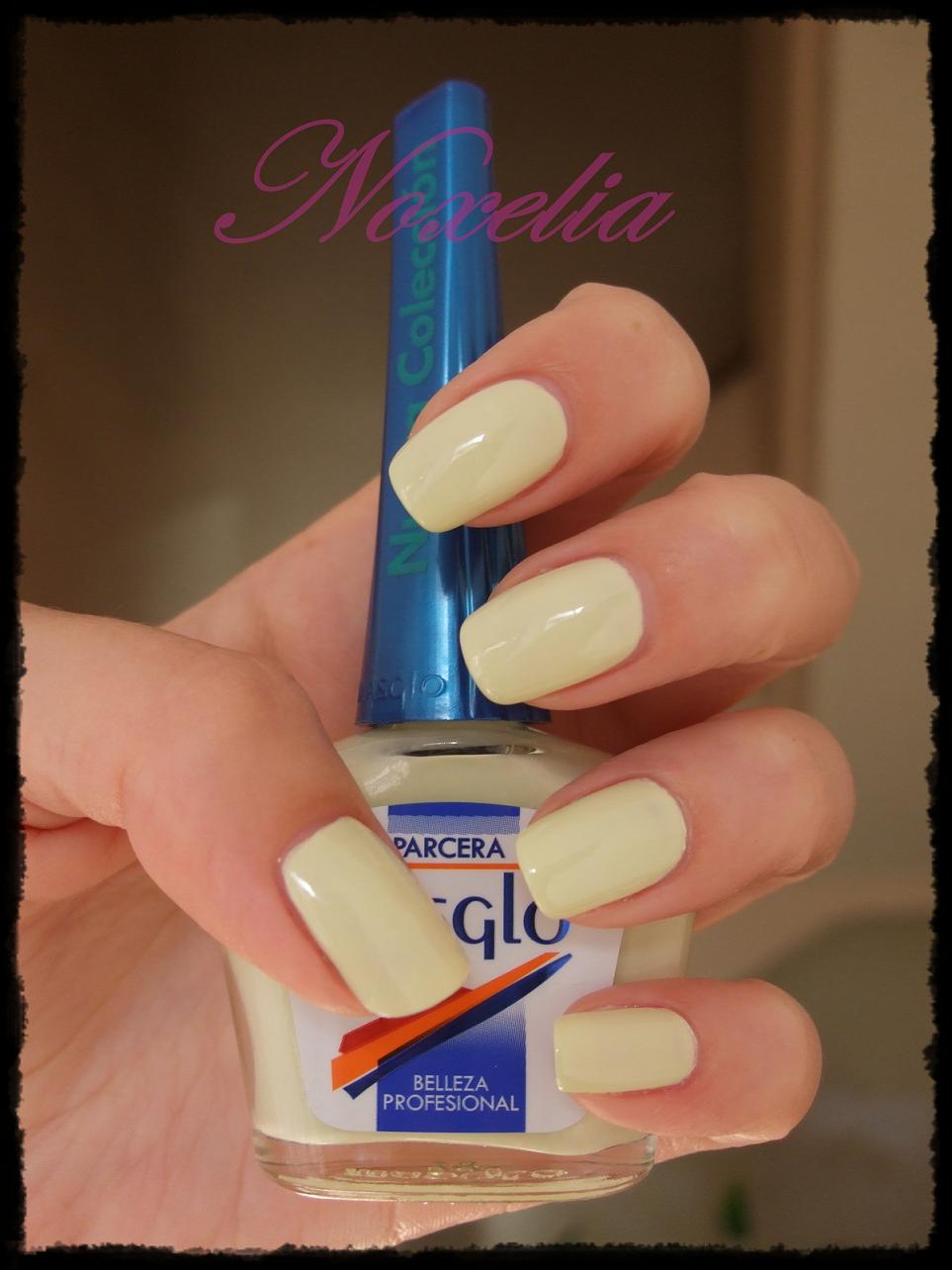 Noxelia Stamping nail art Colaboración Masglo. Colección Boreal