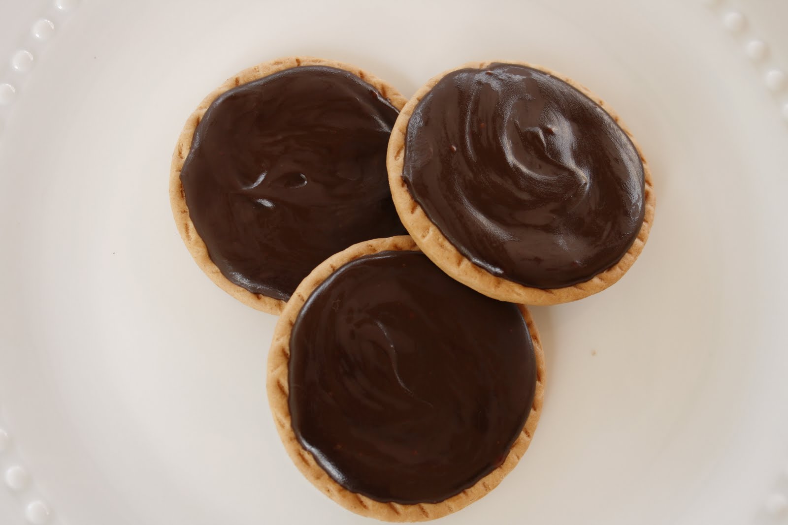 Laura's Sweet Spot Royal Chocolate Ganache Glazed Biscuits
