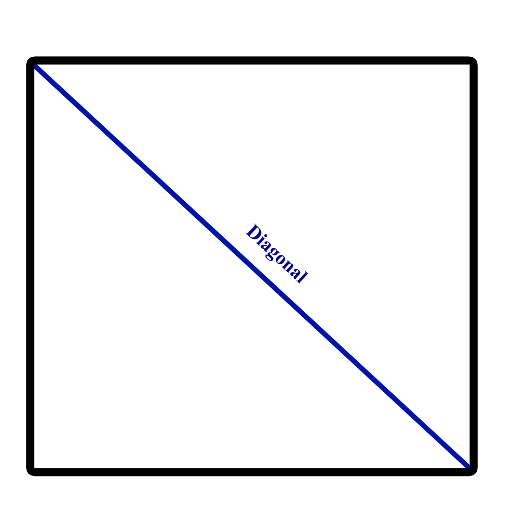 diagonal line