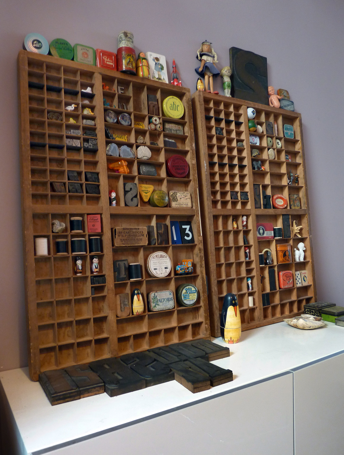 turning pages I confess the printers' tray