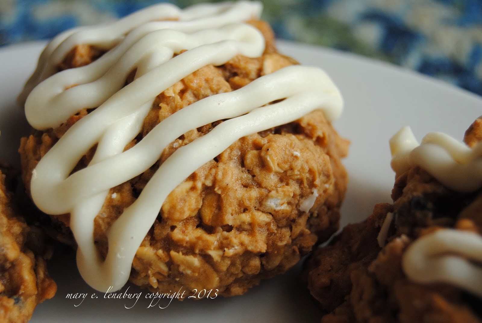 Passionate Perseverance in the kitchen oatmeal currant drop cookies...