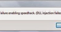 Cheats Buster How To Fix Failure Enabling Speedhack Dll