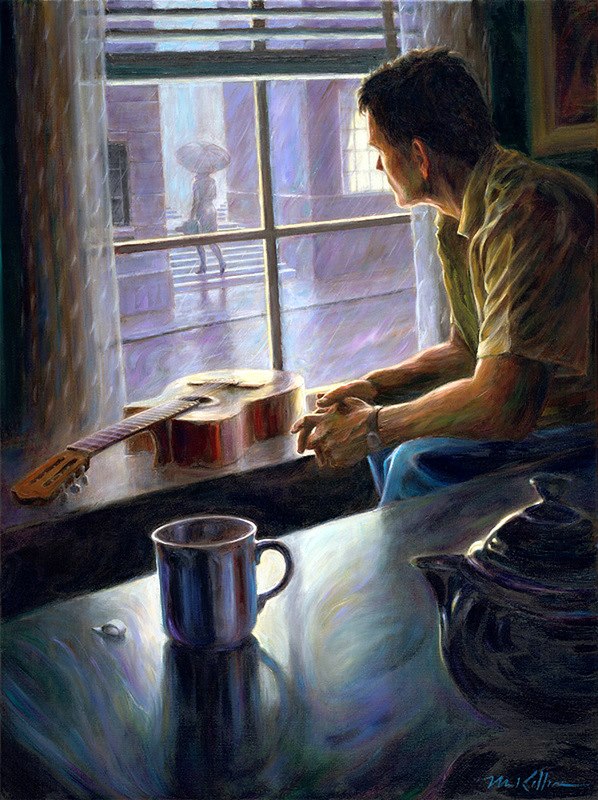 Mark Keller, 1955 Storyteller painter Tutt'Art Pittura