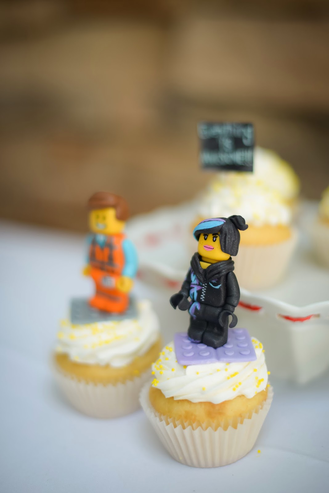 personalized the cupcakes