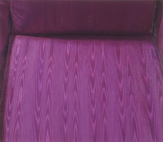 Catherine Murphy's Moiré Chair, 1991. Oil on canvas
