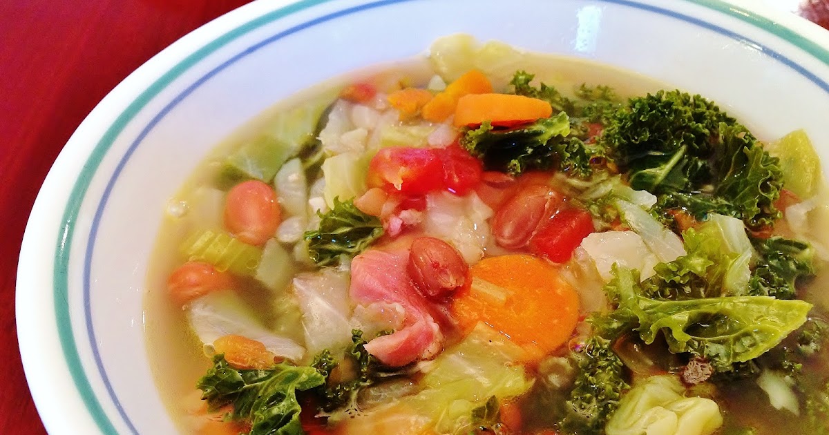 Christine's Kitchen Chronicles Ham Bone, Greens, and Bean Soup