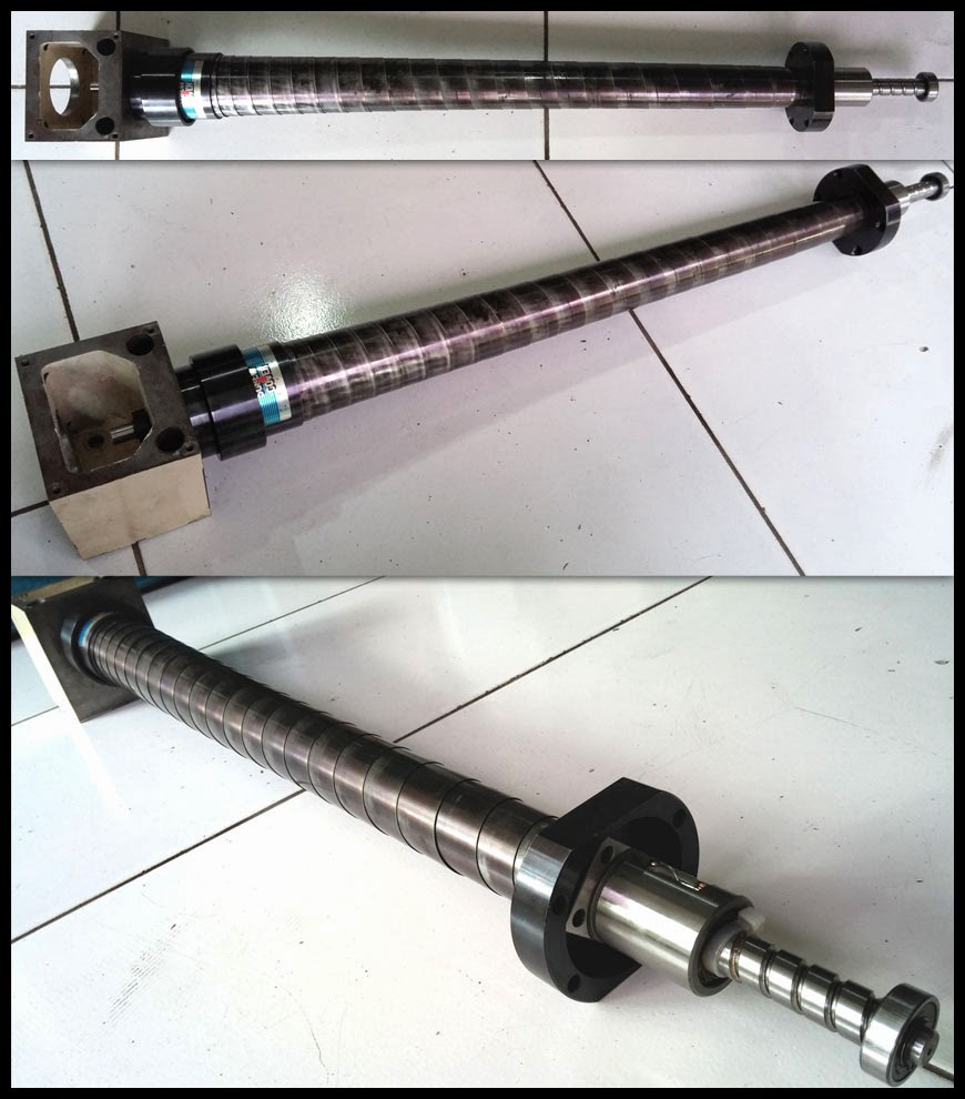 2nd MACHINE Ballscrew + Screw Cover, KBHK GG1510, 545mm travel length