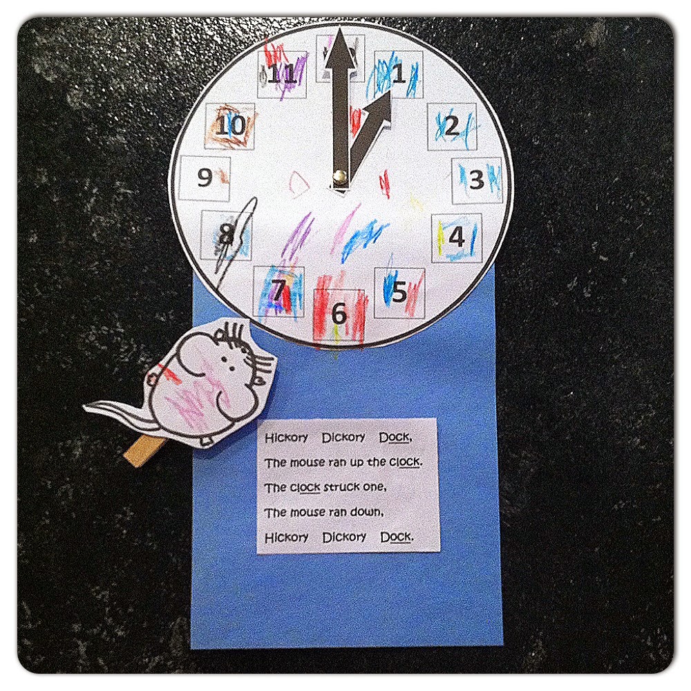 Crafts for Kids' Minds Preschool Nursery Rhyme PrintableHickory