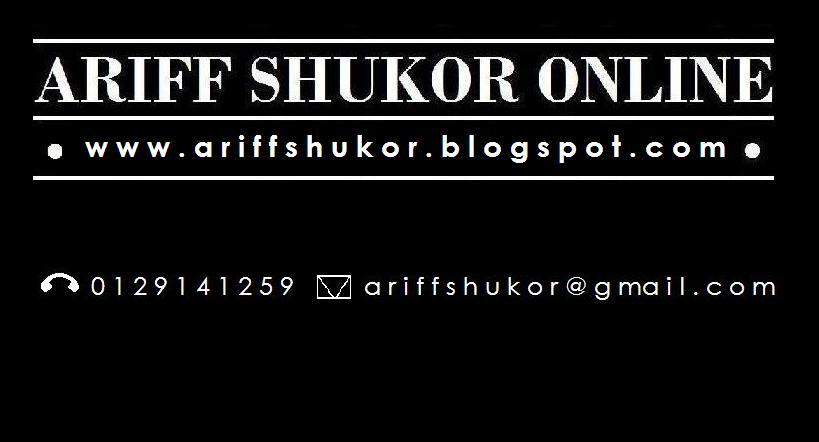 ARIFF SHUKOR ONLINE
