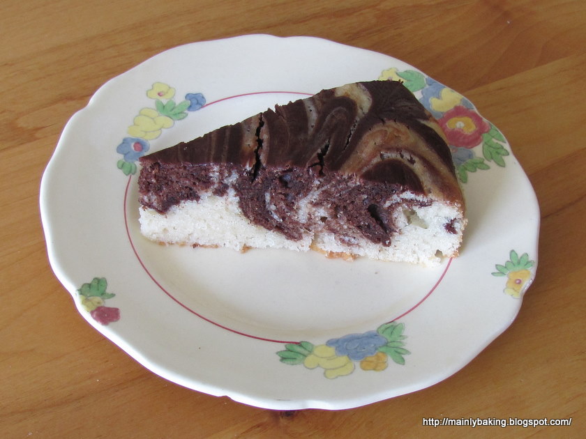 Mainly Baking Vanilla and Chocolate Mayonnaise Cake