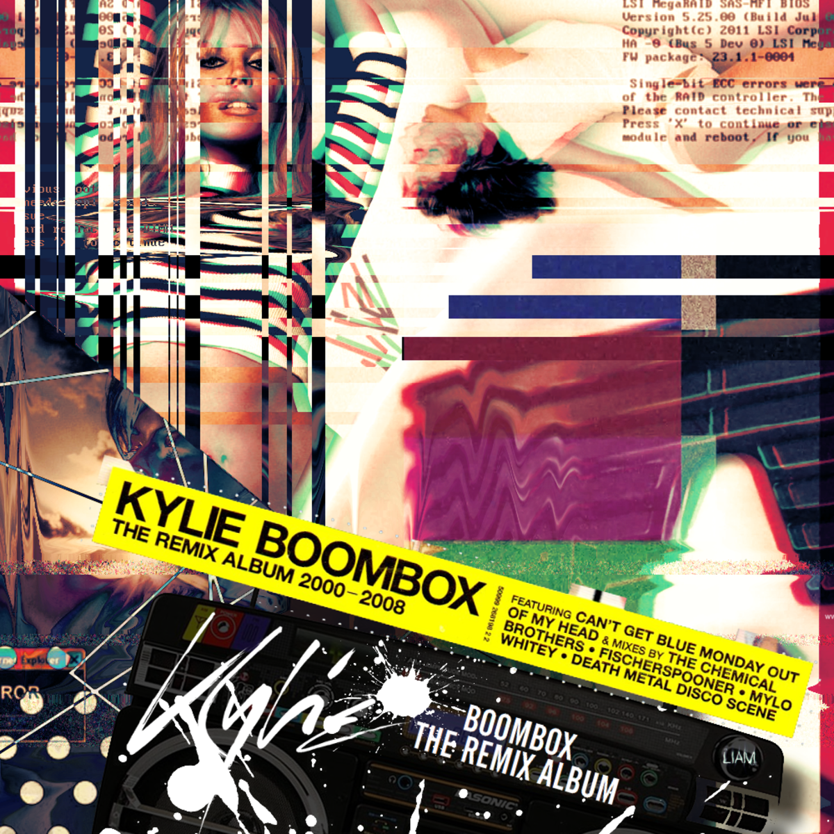 Kylie Fanmade Art Boombox The Remix Album