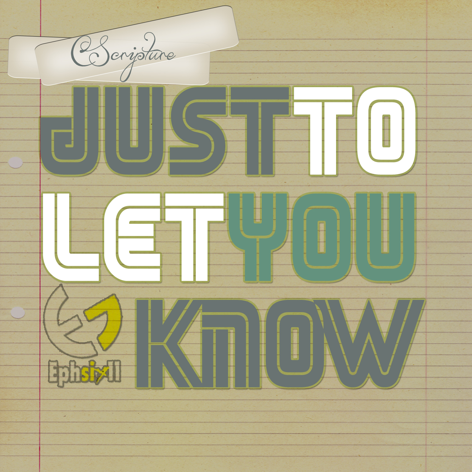 Sharp Iron CSCRIPTURE Just To Let You Know Release Set For SATURDAY