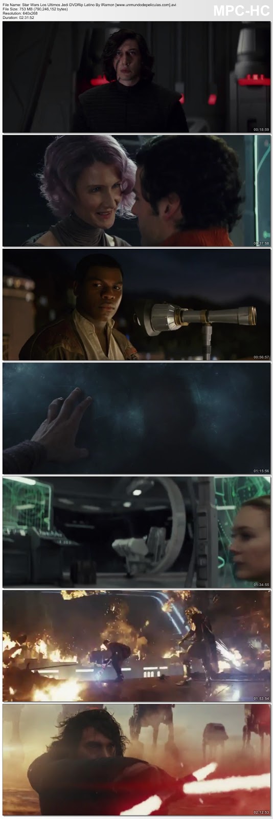 Capturas de la película.