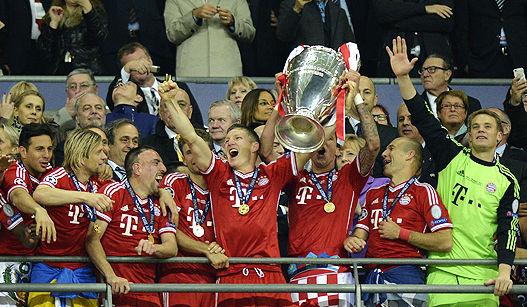 time do bayern campeao da champions