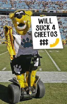 Jaxson de Ville ebola funny NFL Jacksonville Jaguars