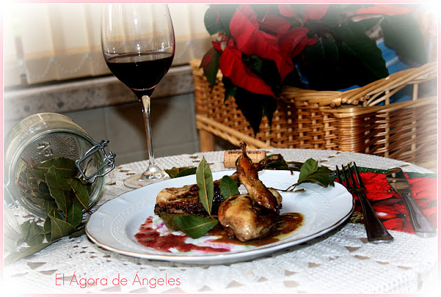 Codornices Con Mermelada De Fresas Al Vino Tinto
