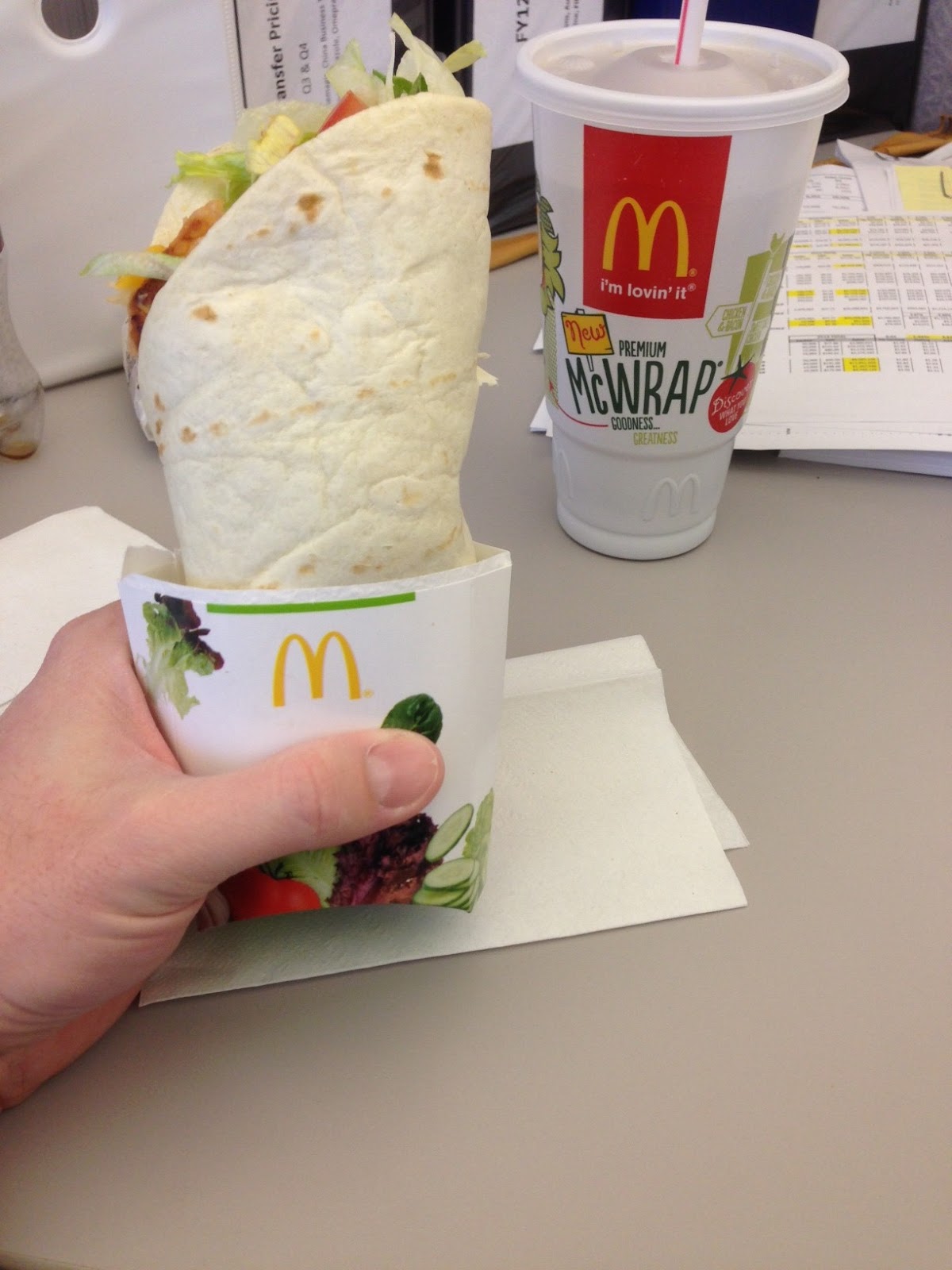 McDonald's McWrap Nick's a Food Snob