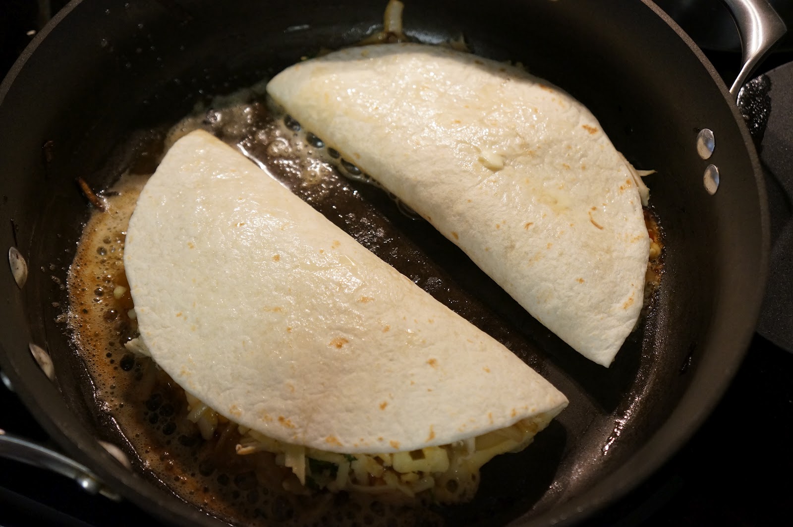 Jacki and John Ate This Sweet Chili Chicken Quesadillas