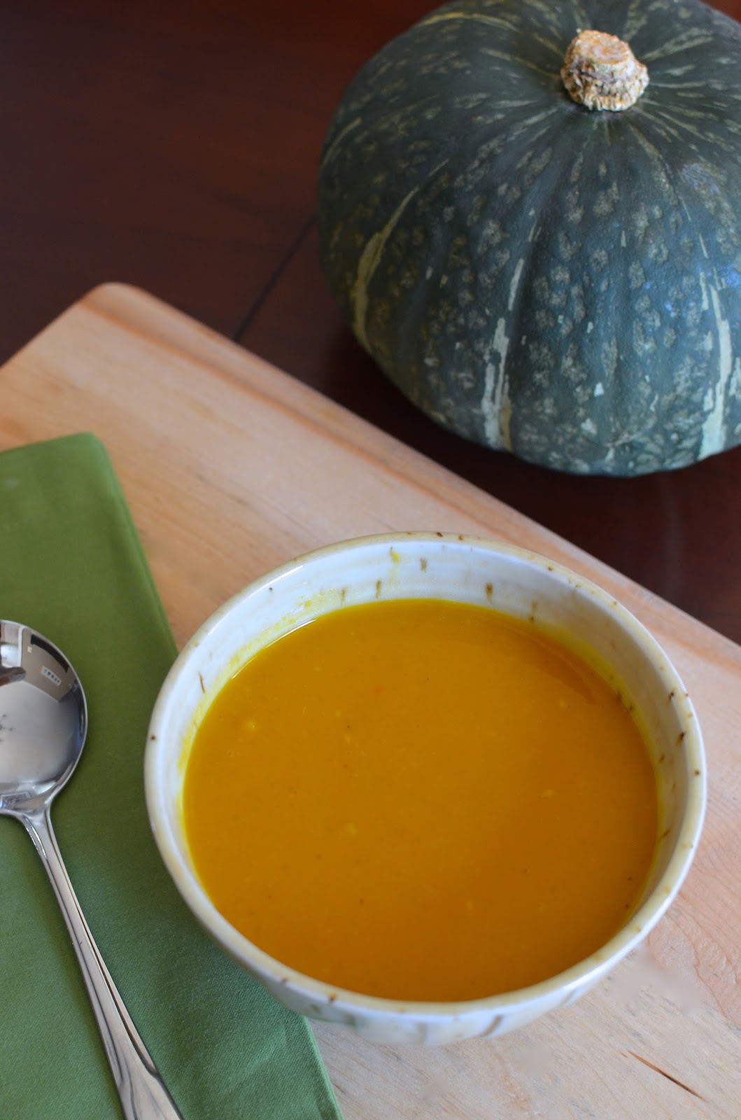 Playing with Flour Roasted kabocha squash soup