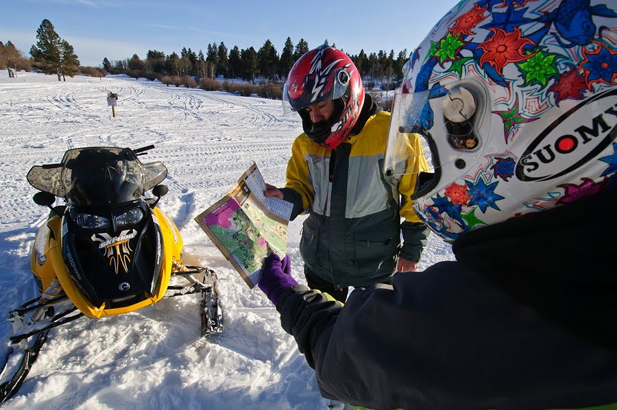 Dakotagraph Snowmobile trails doing great