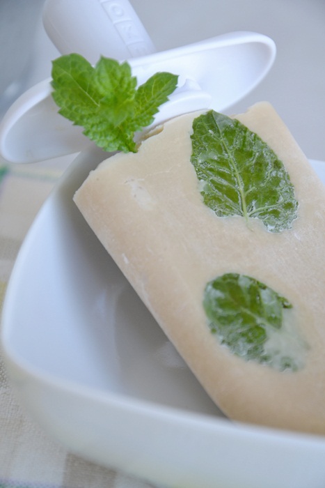 La Mamma Pasticciona Gelato Light Alla Liquirizia E Stevia Con Foglie Di Menta O Ripieno Di Yogurt
