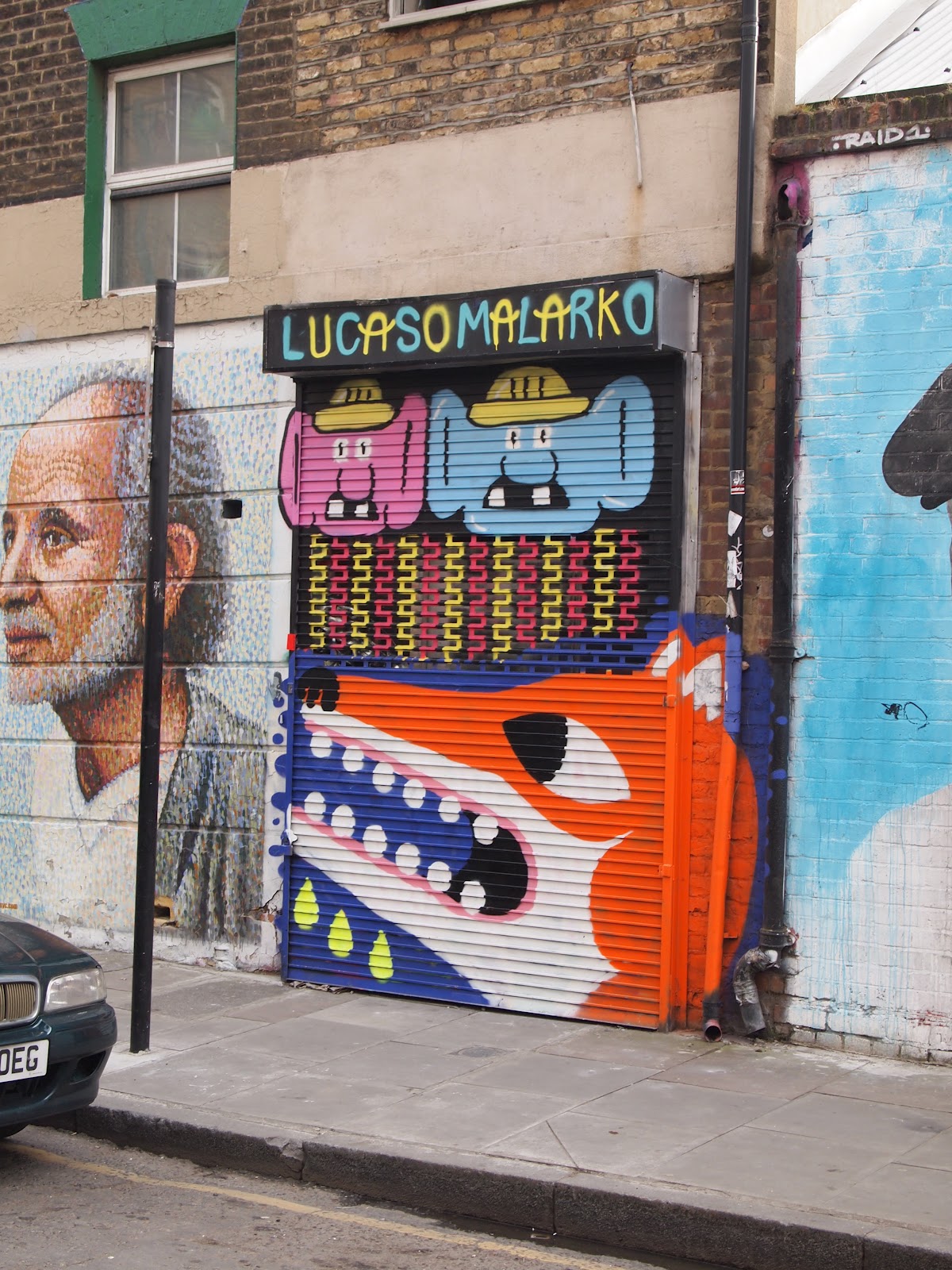 Throw Those Curtains Wide London Street Art