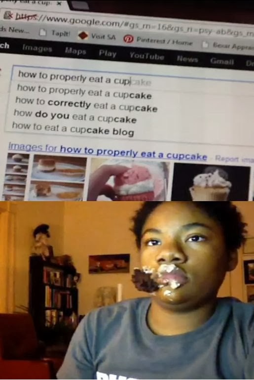 how to properly eat a cupcake Best of funny memes