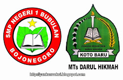 LOGO SMP N 1 BUBULAN BONJONEGORO JATIM DAN LOGO MTS DARUL HIKMAH DHARMASRAYA