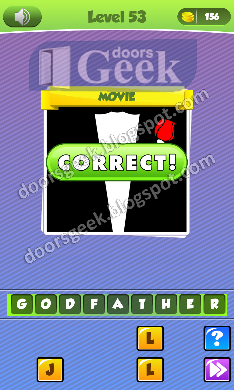 Guess the Icon Level 53 Doors Geek