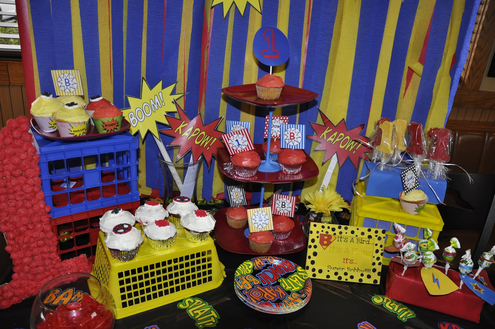 Sensational Finds: Bobby's Superhero 1st Birthday!