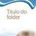 Modelo de folder em PSD