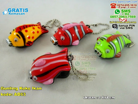 Gunting Kuku Ikan Alumunium Plastik