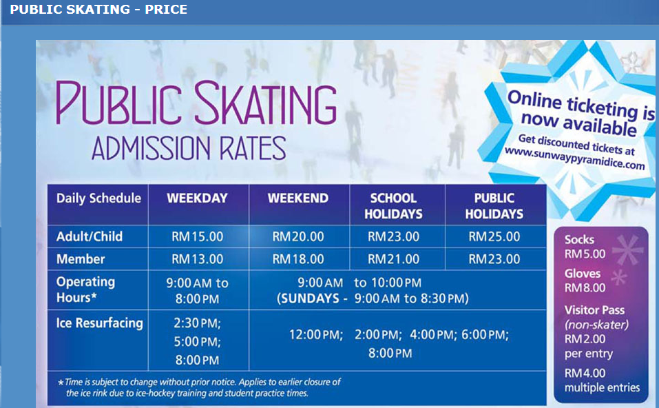Ice skating at Sunway Pyramide ! | Life is fun.