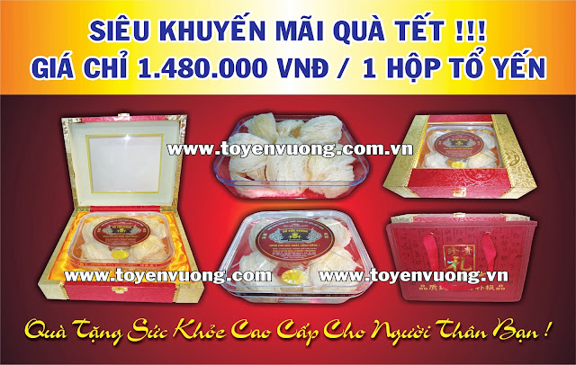 Quà Tết - Tổ Yến -  Siêu Khuyến Mãi QUA+TET+2