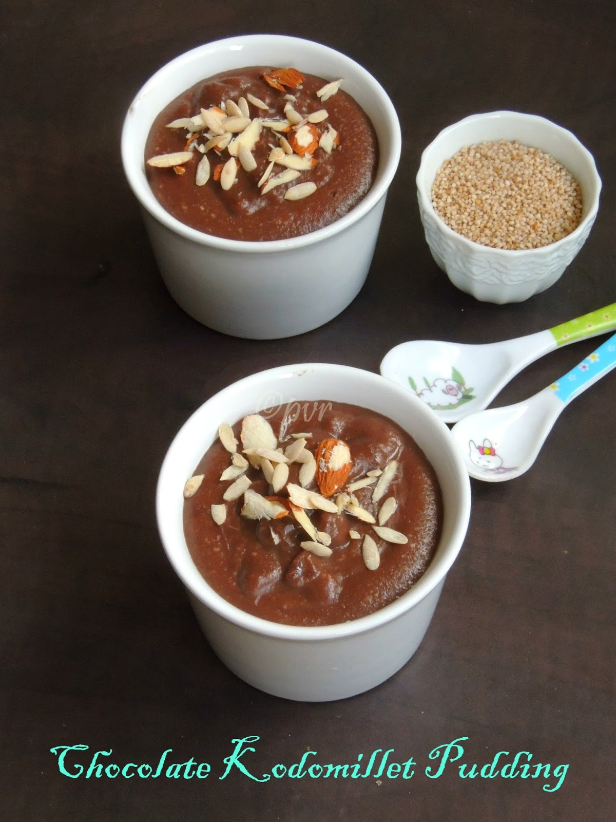 Priya's Versatile Recipes Chocolate Kodo Millet Pudding