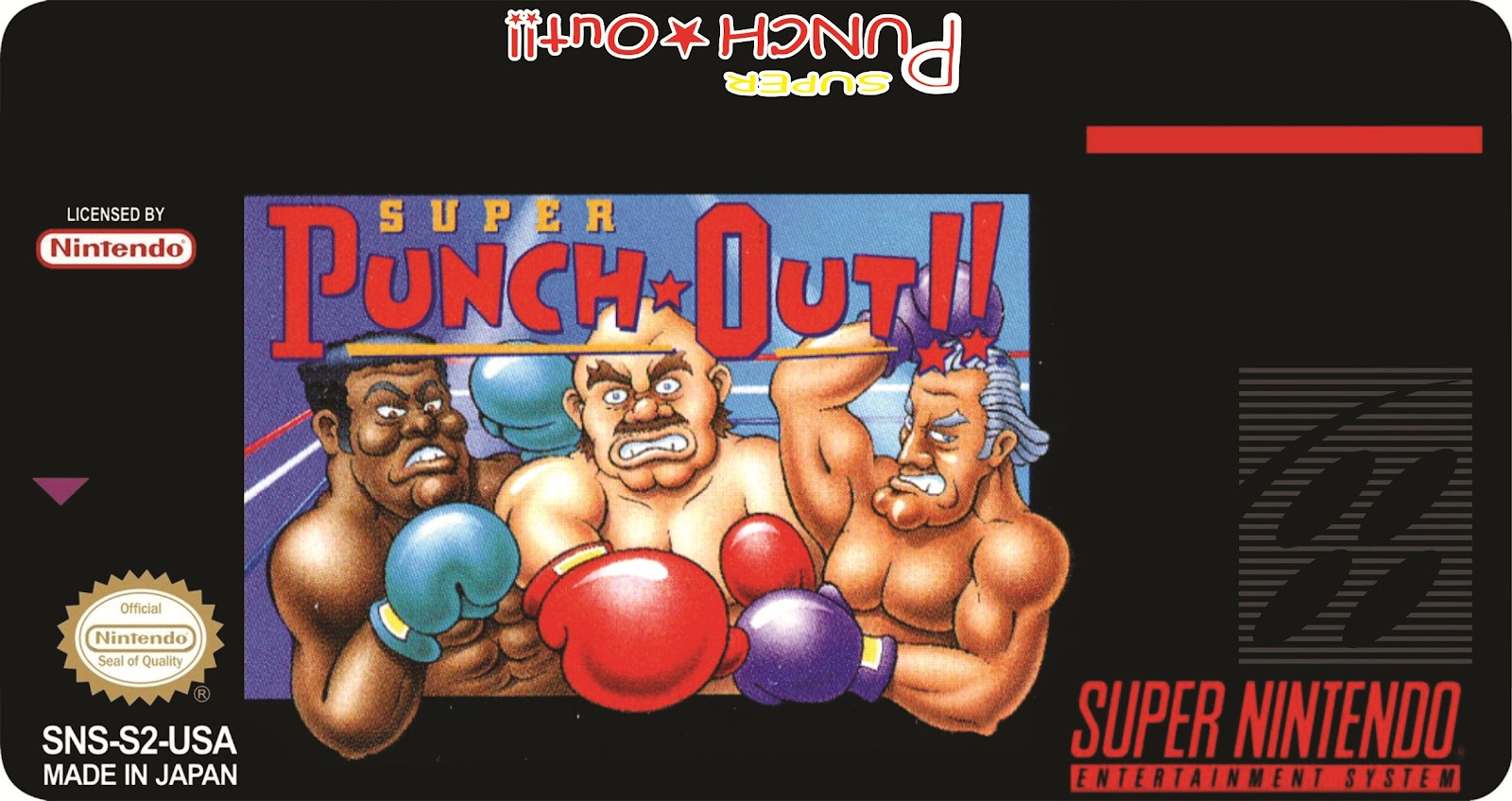 Gamer Labels Super Punch Out