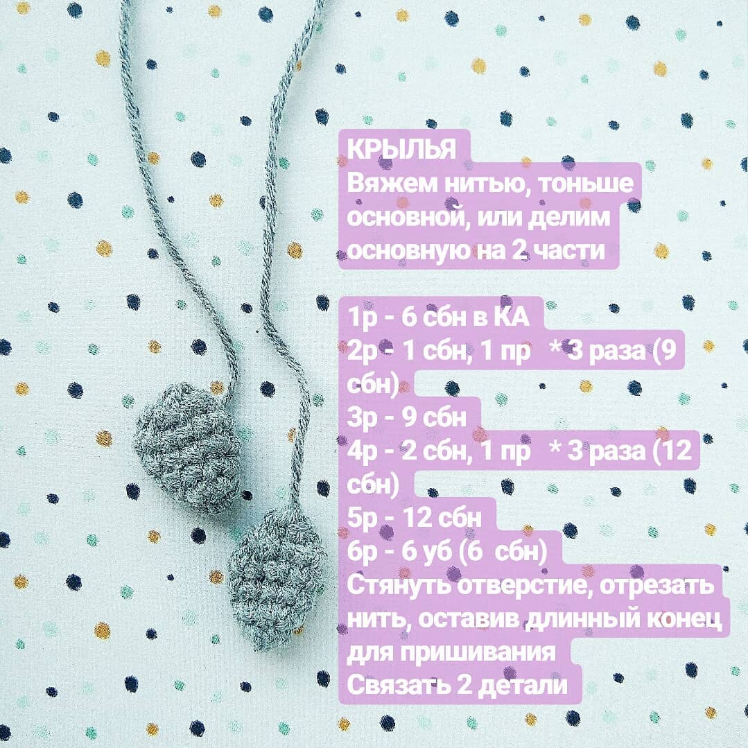 Птичка описание крючком Птичка описание крючком