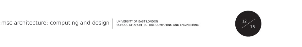 msc architecture: computing and design 