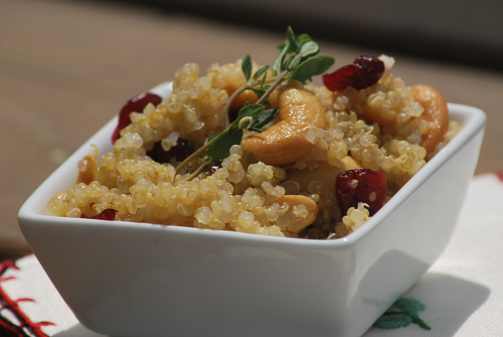 My story in recipes Honey Soaked Quinoa Salad