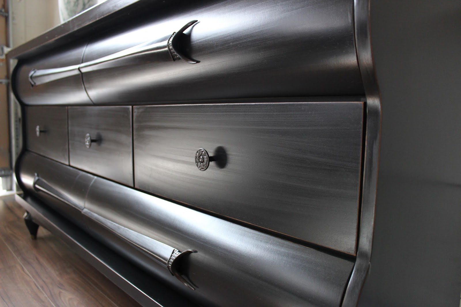 Retiqued by Rae Bond Restoration Hardware Inspired Dresser Set