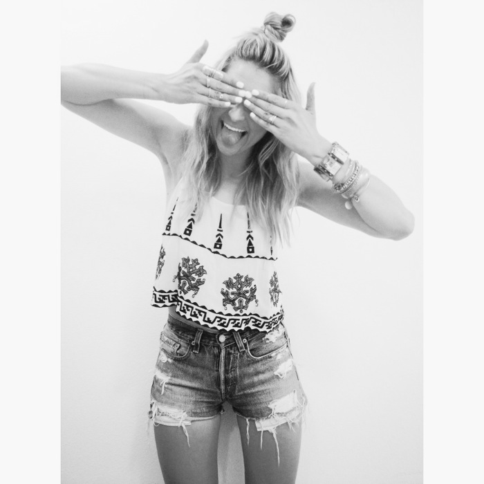 Top knot mullet// Sloppy Elegance