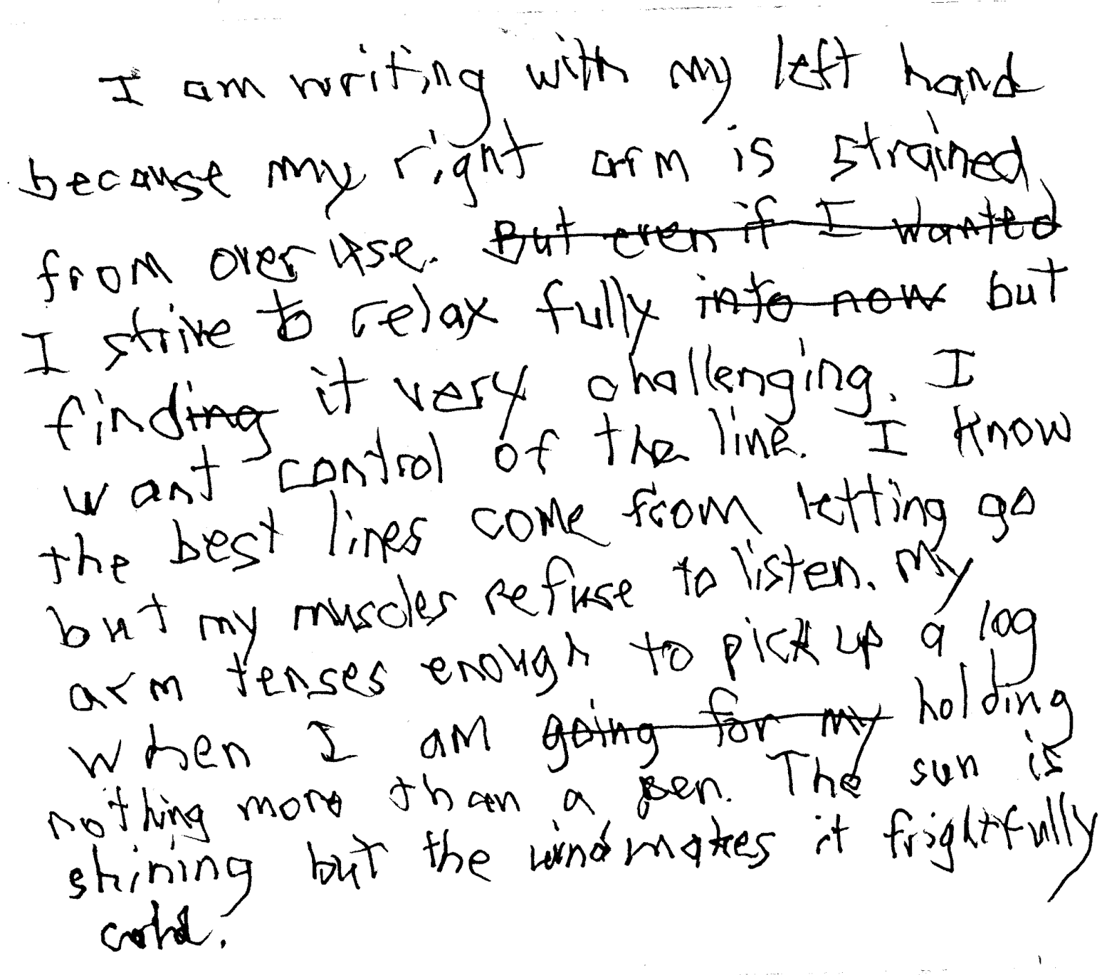 A Terminal Case of Whimsy Left Handed Journal, Day 1