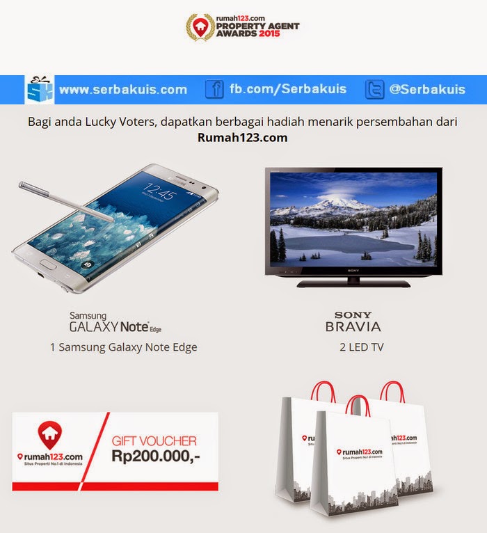 Vote Property Agent Awards 2015 Hadiah 2 SONY Bravia Vote Property Agent Awards 2015 Hadiah 2 SONY Bravia
