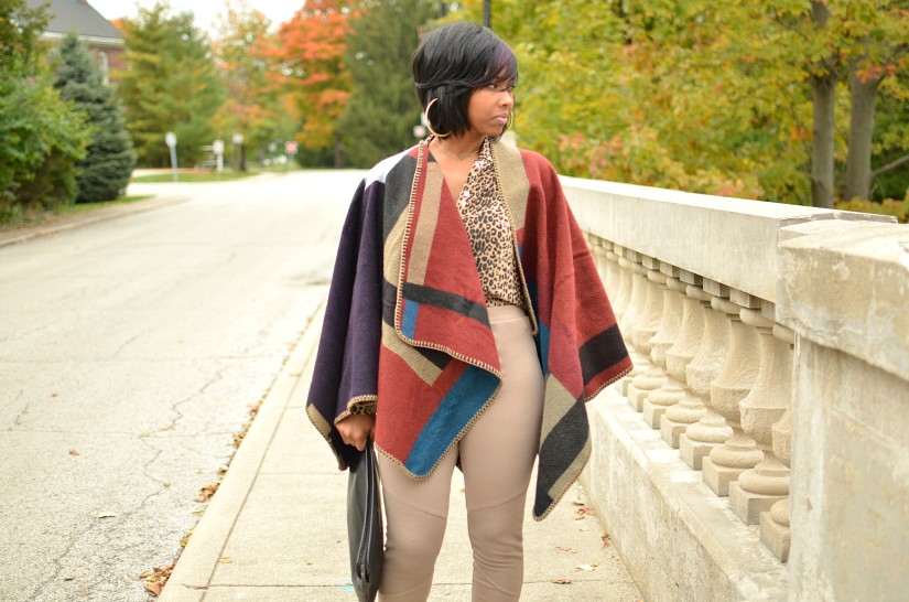 Sweenee Style Fall Cape Outfit Idea
